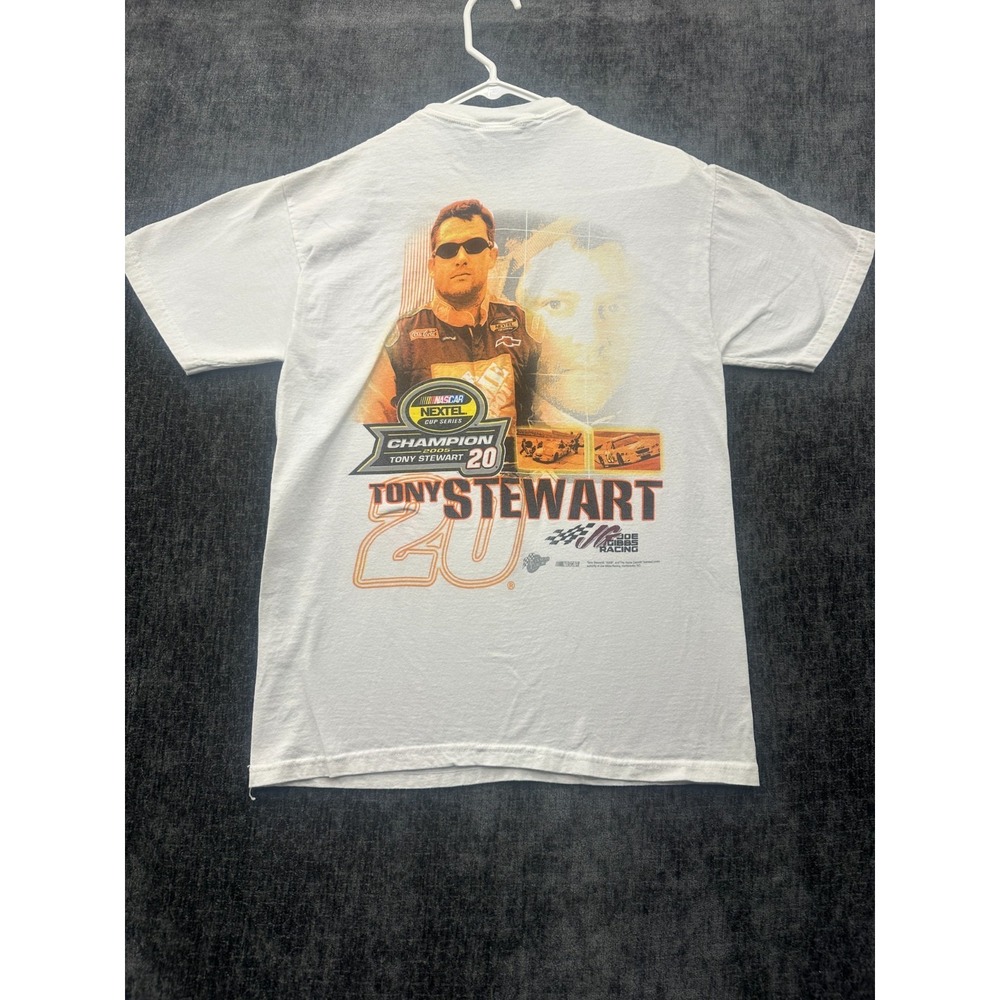 Winner's Circle Shirt Men M White Tony Stewart Nascar Nextel Cup Series Champion - Picture 12 of 12